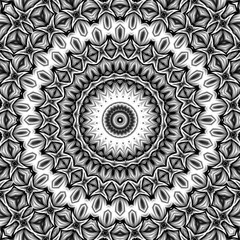 Colorful digital art, Oriental pattern, geometric texture, Mystical motif,  Abstract background, Fantastic design.