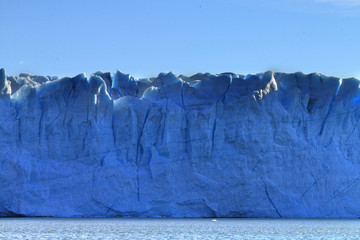 Front view glacier