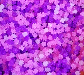 鮮やかな色のたくさんの飴