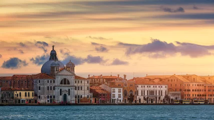 Kussenhoes View of Le Zitelle (Santa Maria della Presentazione) church on Giudecca island in Venice, Italy. © daliu
