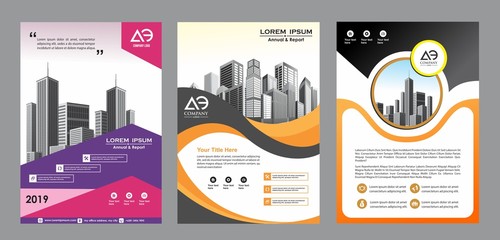 Naklejka premium vector design for cover, layout, brochure, magazine, catalog, and flyer 