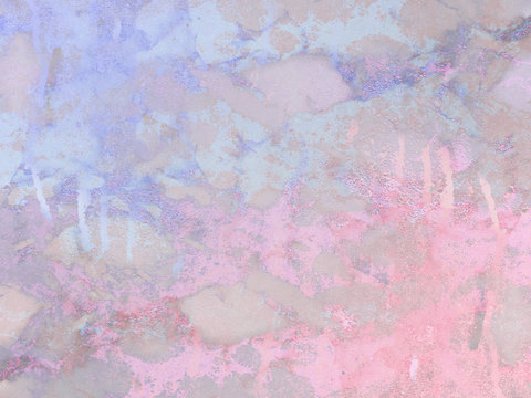 Iridescent Marble Background. Shiny, Glitter And Glossy Effect For An Elegant And Colorful Wallpaper.