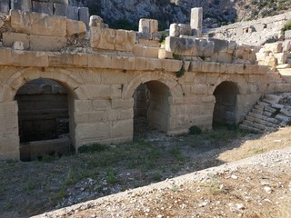 Ancient Ruins in the Forest Antalya Turkey