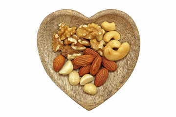 Mixed nuts in a bowl 