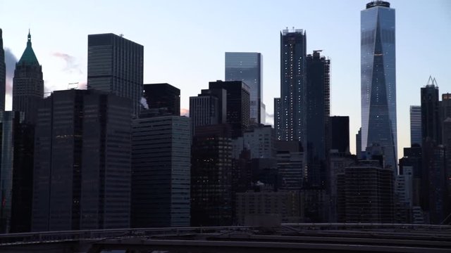 View of beautiful scyscraper line
