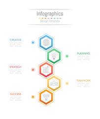 Infographic design elements for your business data with 5 options, parts, steps, timelines or processes. Vector Illustration.