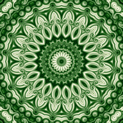 Colorful digital art, Oriental pattern, geometric texture, Mystical motif,  Abstract background, Fantastic design. 