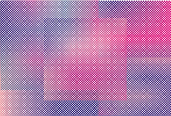 Abstract futuristic halftone panel. The background with dots, points of different shades of pink and violet color