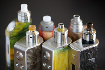 high end rebuildable dripping atomizers for flavour chaser on regulated stabilized wood box mods,...