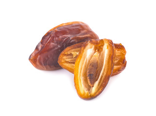 Dates isolated on white background