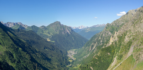 Valbondione is a mountain village at the end of the Seriana valley in the area of Bergamo, Italy....