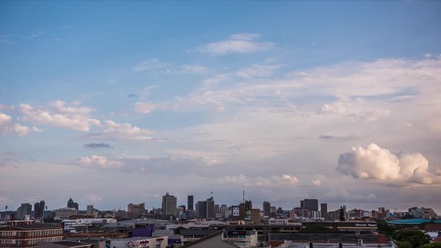 A sunset timelapse overlooking the city of Durban in South Africa. This timelapse is a day to night sequence.