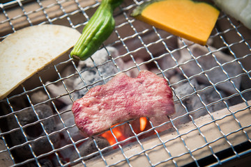 beef tongue Yakiniku, japanese bbq image