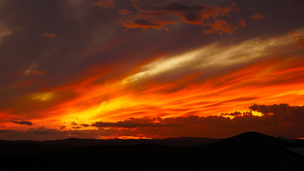 Firey Sunset