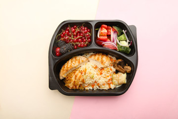 meal in lunchbox
