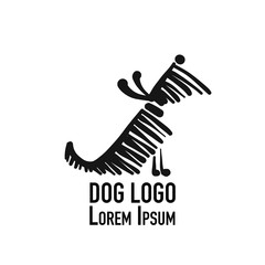 Funny dog, sketch for your design