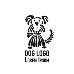 Funny dog, sketch for your design