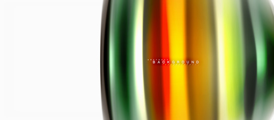 Fluid liquid mixing colors concept on light grey background, curve flow, trendy abstract layout template for business or technology presentation or web brochure cover, wallpaper