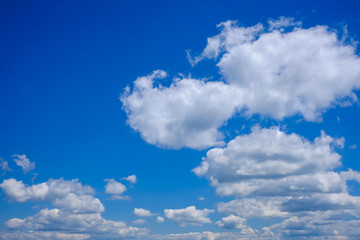 blue sky with cloud