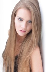 Fototapeta premium beautiful modern young woman model.
