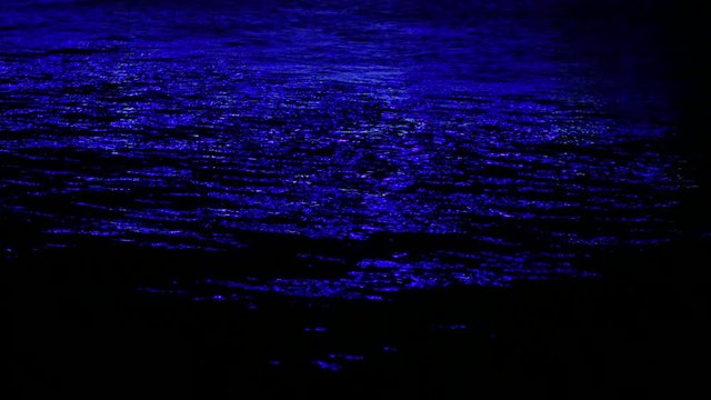 Background of Blue Lights Sparkle Generic Water Surface Ripple