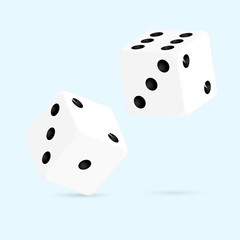roll dice vector