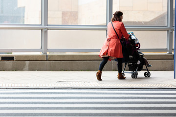 通行人と横断歩道