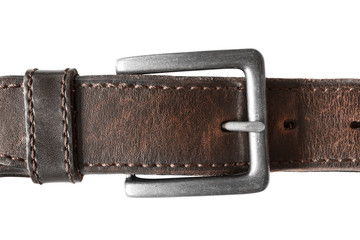 Clasped belt isolated