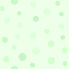 Green hexagon pattern. Seamless vector