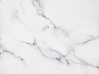 White marble texture with natural pattern for background.