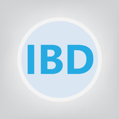 IBD (Inflammatory Bowel Disease)- vector illustration