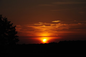 Naklejka premium Abendstimmung