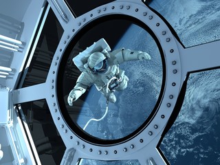 Window into space.