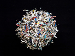 Paper cutting sphere