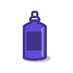 Bottle line icon. For menu cafe takeaway, icons for cafe, app, packaging.