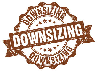 downsizing stamp. sign. seal