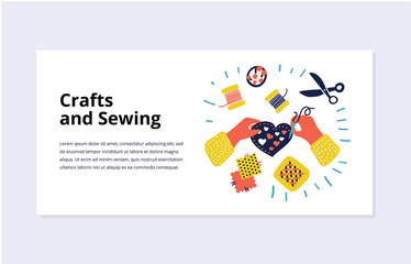 Concepts for sewing, accessories, handy made