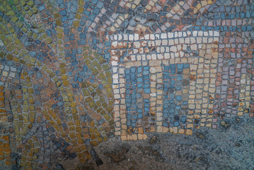 archaeology and historical mosaic works
