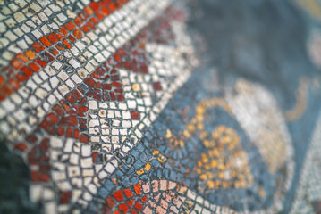 archaeology and historical mosaic works
