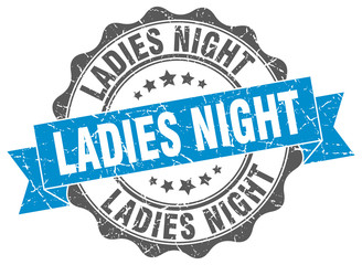 ladies night stamp. sign. seal