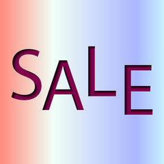 Sale Banner, End of Season, special offer, poster design template, vector illustration