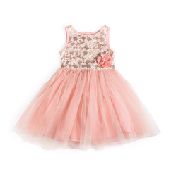 pink festive dress