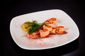 Tasty tiger prawn