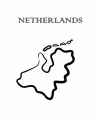 the Netherlands map