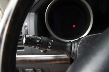 light control lever in the car