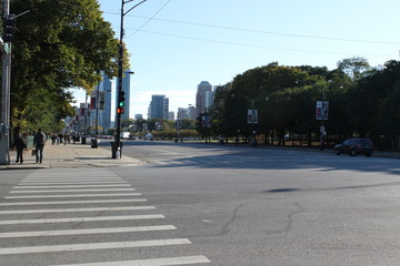 Millenium park Michigan avenue view