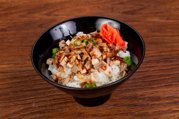 Rice with pork