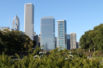 Fototapeta premium Building view, skyline, from river