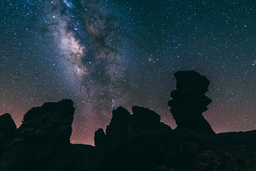 Fototapeta premium Astrophotography Milkyway in Tenerife