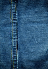 Fototapeta premium Stitched denim